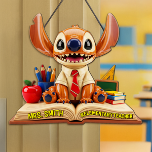 Back To School Teacher Wood Sign - Personalized Gifts For Teacher 06OHPU160725