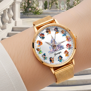 Personalized Gifts For Princess Fans Mesh Strap Quartz Watch 03TGPU180725