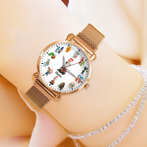 Teacher Mesh Strap Quartz Watch - Personalized Gifts For Teacher 03NAPU170725
