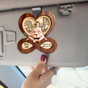 Heartfelt Drive Safe Couple Car Visor Clip - Personalized Gifts For Couples 05OHLU181225