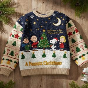 Happy Christmas Together Ugly Sweater - Personalized Gifts For Cartoon Lovers 08TOLU221025
