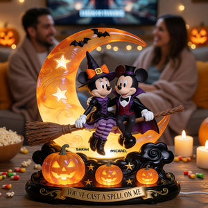 Couple Halloween Acrylic Light Box Personalized Gifts For Couple 06PGDT010826