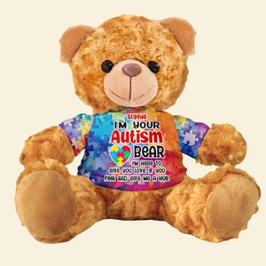 Personalized Gifts For Autistic Bear With Shirt 01HUDT260225-Homacus