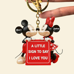 Romantic Keychain - Personalized Gifts For Couples 04HYQN241125