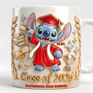 Lovely Alien Celebrate Graduation Coffee Mug - Personalized Gifts For Graduates 03nadt210426