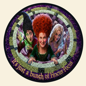 Personalized Christmas Gifts For Movie Fans Quilted Round Mat 03tgtn011025