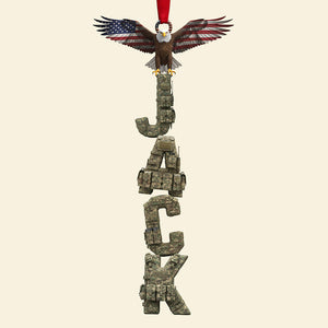 Veteran Alphabet Acrylic Ornament, Personalized Gifts For Christmas 01tgta271025