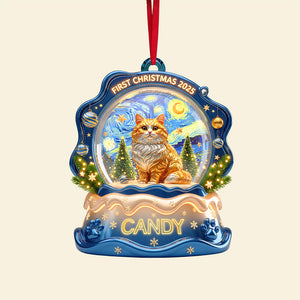Slay Cat Christmas Ornament Personalized Gifts For Cat Lovers 04TGTA230825
