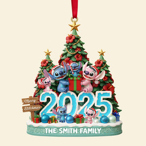 Aliens Family Personalized Gifts For Family Christmas Ornament 04patn161025