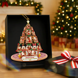 First Christmas Together Ornament - Custom Photo Gifts For Couple 06hyqn151025