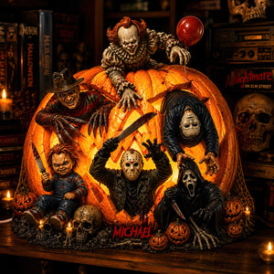Scary Villain Acrylic Light Box - Personalized Gifts For Horror Lovers 05nadt300726