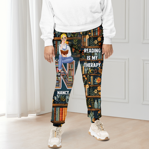 Personalized Gifts For Book Lovers 3D Sweatpants 06kapu130225pa Reading Therapy - Shorts and Pants - GoDuckee