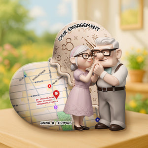 Old Couple Plaque - Personalized Gifts For Couple 01ohmg170725 - Shaped Plaques - GoDuckee