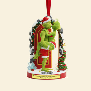 Naughty Couple Christmas Ornament - Personalized Gifts For Couple 02ohta131025