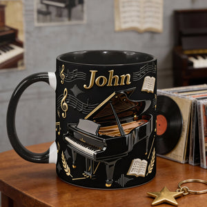 Piano Music Coffee Mug – Personalized Gifts For Piano Lovers 04hyqn200126-Homacus