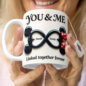 Linked Together Coffee Mug - Personalized Gifts For Couples 06TOQN300126