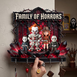 Family Of Horrors Key Hanger - Personalized Gifts 06tylu160726