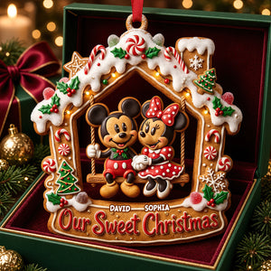 Couple Gingerbread Christmas Ornament - Personalized Gifts For Couple 08pgdt261026
