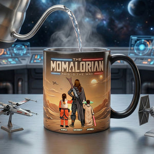 Warrior Mom and Kids Magic Coffee Mug - Personalized Gifts For Mother 01natn090426