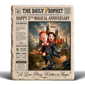 Eternal Affection Anniversary Acrylic Plaque - Personalized Gifts For Couples 04toqn230626