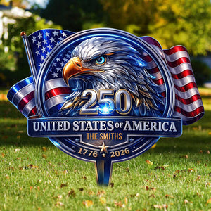 Fierce American Eagle Metal Sign - Personalized Gifts For Patriots 05qhqn250226