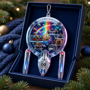Ship To Uncharted Space Ornament, Personalized Gifts 01QHLU240926