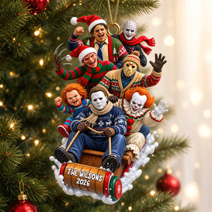 Villain Christmas Squad Ornament - Personalized Gifts For Christmas Ornament 06QHDT290826