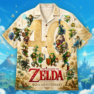 Legendary Adventure 40th Anniversary Hawaiian Shirt - Personalized Gifts 02nalu020626