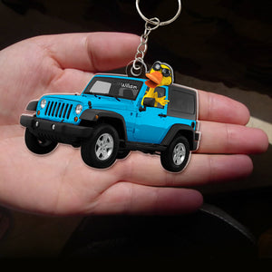 Personalized Gifts For Off-road Lovers Keychain, Happy Ducks 03qhqn281224-Homacus