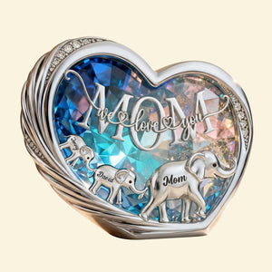 Follow Elephant Mom Acrylic Plaque, Personalized Gift For Mom 04qhtn070226