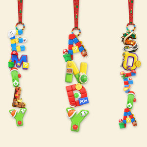 Personalized Gifts For Christmas, Alphabet Acrylic Ornament 03nata131025-Homacus