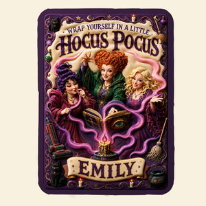 Witch Lover Blanket - Personalized Gifts For Halloween Blanket 02HADT140826