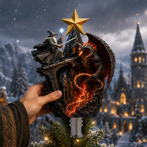 Fantasy Castle Acrylic Christmas Tree Topper - Personalized Gifts For Christmas 03nalu110826