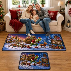 Funny Santa Runner Rug - Personalized Christmas Gifts 06HAQN220826