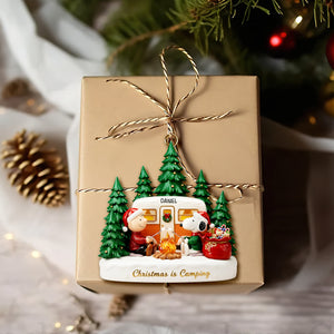Warm Campfire Christmas Ornament - Personalized Gift For Campers 04PALU201025