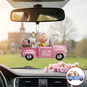 Christian Car Ornament - Personalized Gifts For Christian 04NAMG280725