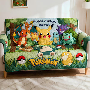 30-Year Celebration - Quilted Sofa Cover Anniversary Gifts 02QHDT100226