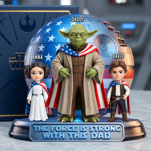 Space Hero Dad Acrylic Plaque - Personalized Father's Day Gifts 02NAQN250426
