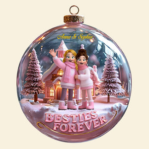 Girly Friendship Acrylic Ornament, Personalized Gifts For Besties 02qhtn131125mg