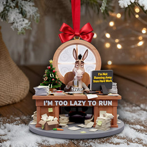 Work Hardship Christmas Ornament Personalized Gifts For Coworker 02PALU211125
