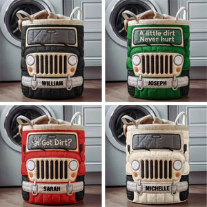 Dirt Journey Quilted Laudry Basket - Personalized Gifts For Off-road Lovers 06qhqn140726