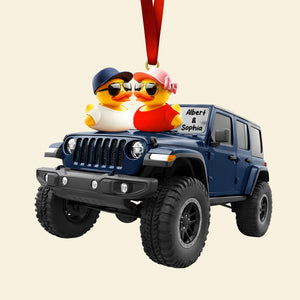Ducking Off-road Duo Ornament , Personalized Gifts For Off-road Couple 06qhqn301025-Homacus
