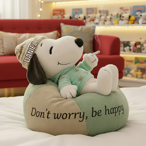 Be Happy Buddy Shaped Pillow - Personalized Gifts For Stoners 03TOLU071125