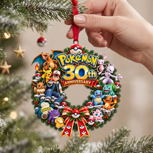 30th Anniversary Christmas Ornament - Personalized Gifts For Game Lovers 03OHLU230926