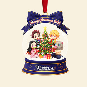 Personalized Gifts For Christmas, Darkness Hunter Custom Shape Acrylic Ornament 02pgta041025