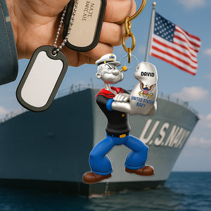 Military Keychain - Personalized Gifts For Veteran 04naqn300725