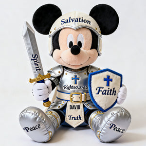 Personalized Gifts For Christian Knights Shaped Pillow 03natn301225