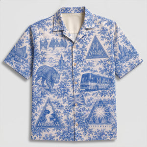 Def Leppard Toile De Jouy Hawaiian Shirt, Personalized Gifts For Music Lovers 05qhtn100726