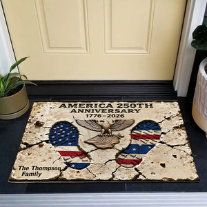 America 250th Anniversary Doormat - Personalized Gifts 05tgqn120226