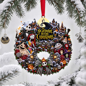 Spooky Family Christmas Ornament - Personalized Gifts For Family 04ohlu280926